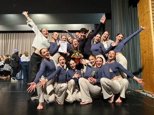 Outstanding performance A group from the TALENT ACADEMY is delighted to have won a prize.