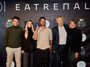 Alexia Mack at Eatrenalin Alexia Mack together with her partner, her parents Jürgen and Mauritia Mack, and influencer/comedian ‘Cossu’ at Eatrenalin.