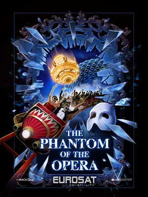 Eurosat Coastiality – The Phantom of the Opera Keyvisual der Attraktion Eurosat Coastiality – The Phantom of the Opera.