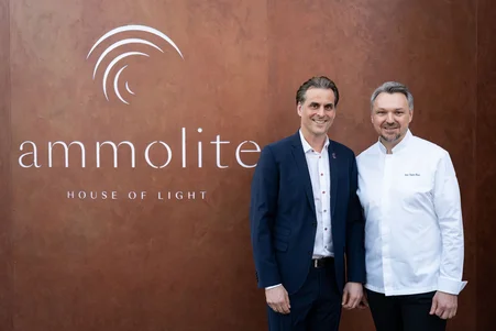 L'entrée du restaurant étoilé Ammolite – House of Light à Europa-Park Resort.