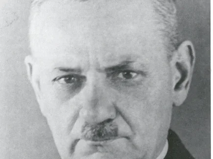 Historical black-and-white portrait photograph of Heinrich Mack III.