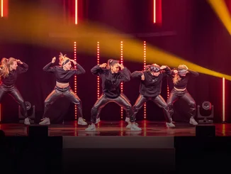 Dancers from the TALENT ACADEMY Young dancers from the TALENT ACADEMY Europa-Park during a performance.