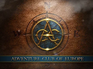 The Adventure Club of Europe The logo for the Adventure Club of Europe.