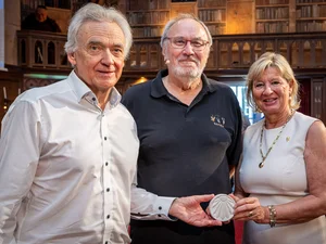 Mauritia Mack – Muschel in Europa Mauritia Mack and her husband Jürgen welcome pilgrims to the ‘Muschel in Europa’ at the Europa-Park Resort.