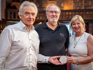 Mauritia Mack – Muschel in Europa Mauritia Mack and her husband Jürgen welcome pilgrims to the ‘Muschel in Europa’ at the Europa-Park Resort.