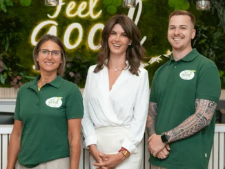 Miriam Mack, Simone Bollian und Jannik Galm vom FeelGood Team. Miriam Mack, Simone Bollian und Jannik Galm vom FeelGood Team der MACK Gruppe.