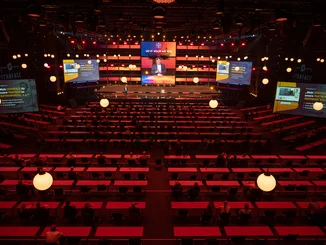 Kongress in der Europa-Park Arena Der Starface Kongress in der Europa-Park Arena.