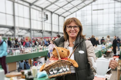 Marianne Mack Portrait photograph of Marianne Mack at the annual charity flea market at the Europa-Park Resort.