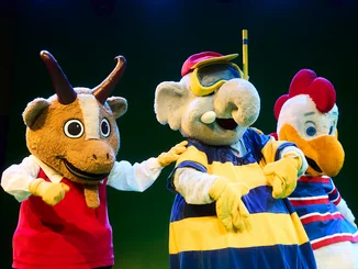 Böckli, Olli Eurofant und Louis Die Maskottchen des Europa-Park Böckli, Olli Eurofant und Louis.