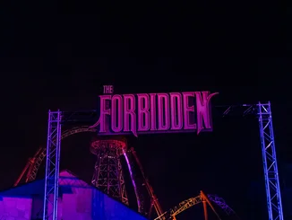 THE FORBIDDEN bei Traumatica Eingang zur Club-Location THE FORBIDDEN auf dem Traumatica Gelände.