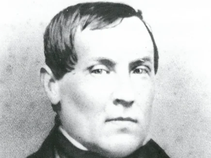 Historical black-and-white portrait of Heinrich Mack I.