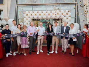 Feierliche Eröffnung Die Familie Mack bei der feierlichen Eröffnugn der TALENT ACADEMY Europa-Park.