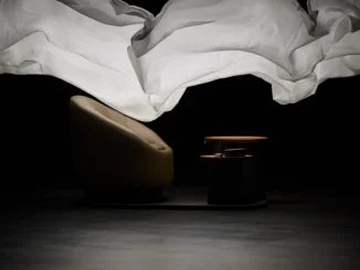 Eatrenalin promotional film A white cloth floats above Eatrenalin's unique Floating Chair.