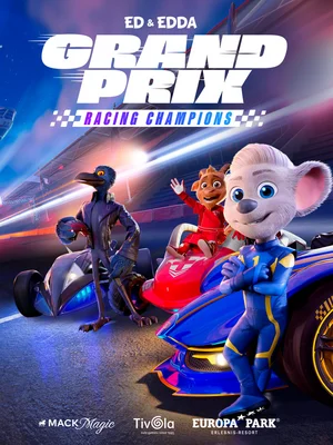 Keyvisual des Videospiels Ed & Edda: GRAND PRIX – Racing Champions.