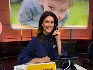 Miriam Mack at the RTL-Spendenmarathon Miriam Mack on the RTL donation hotline during the RTL-Spendenmarathon.