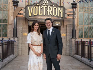 Miriam Mack and Ivan Sablic. Miriam Mack with the Consul General of the Republic of Croatia, Ivan Sablic.