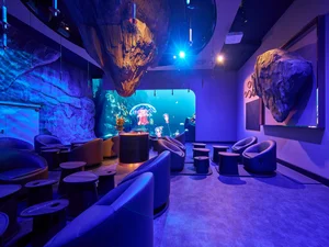 Raum Ocean der einzigartigen Eatrenalin Experience im Europa-Park Erlebnis-Resort.