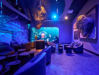 Raum Ocean der einzigartigen Eatrenalin Experience im Europa-Park Erlebnis-Resort.