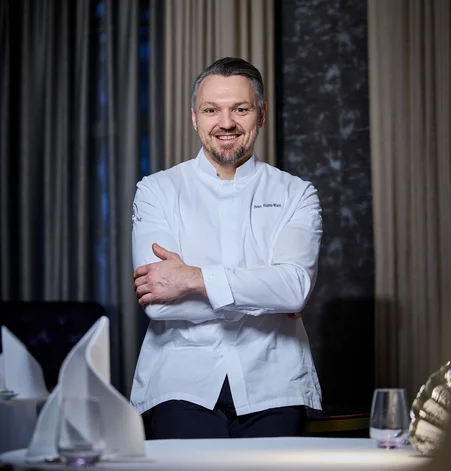 Head chef and 2-star chef Peter Hagen-Wiest Peter Hagen-Wiest at Ammolite - The Lighthouse Restaurant.
